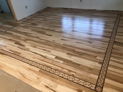 Hardwood Flooring Square Design