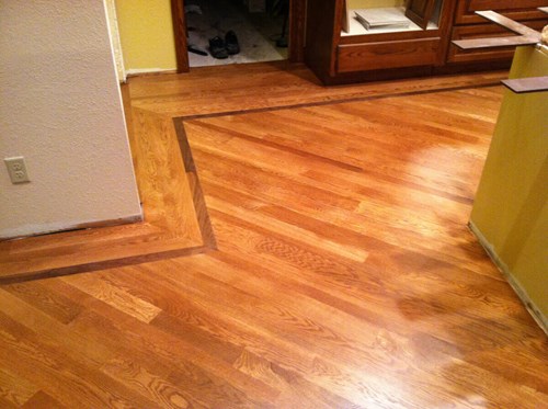 Hardwood Flooring Wall Border