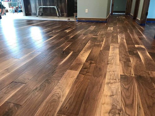 Light and Dark Hardwood Panels