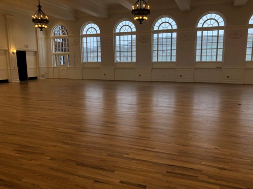 Hardwood Flooring Dining Hall