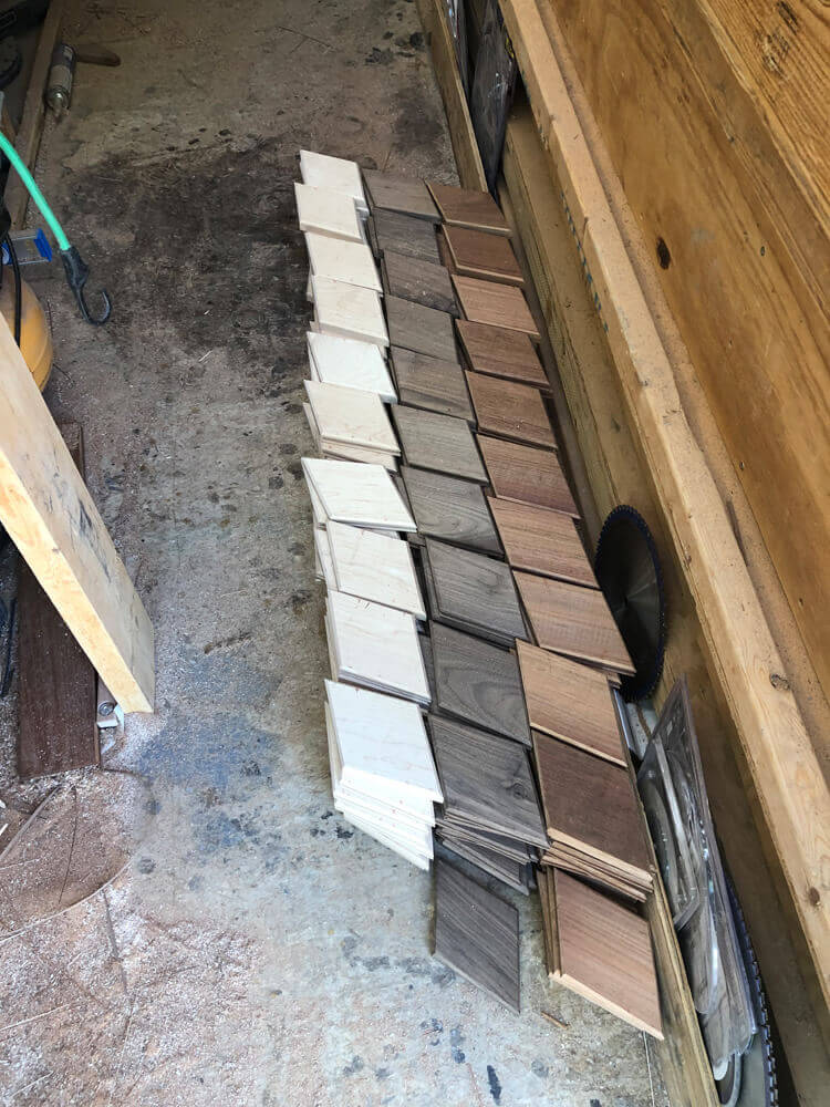 Floor Tile Stacks